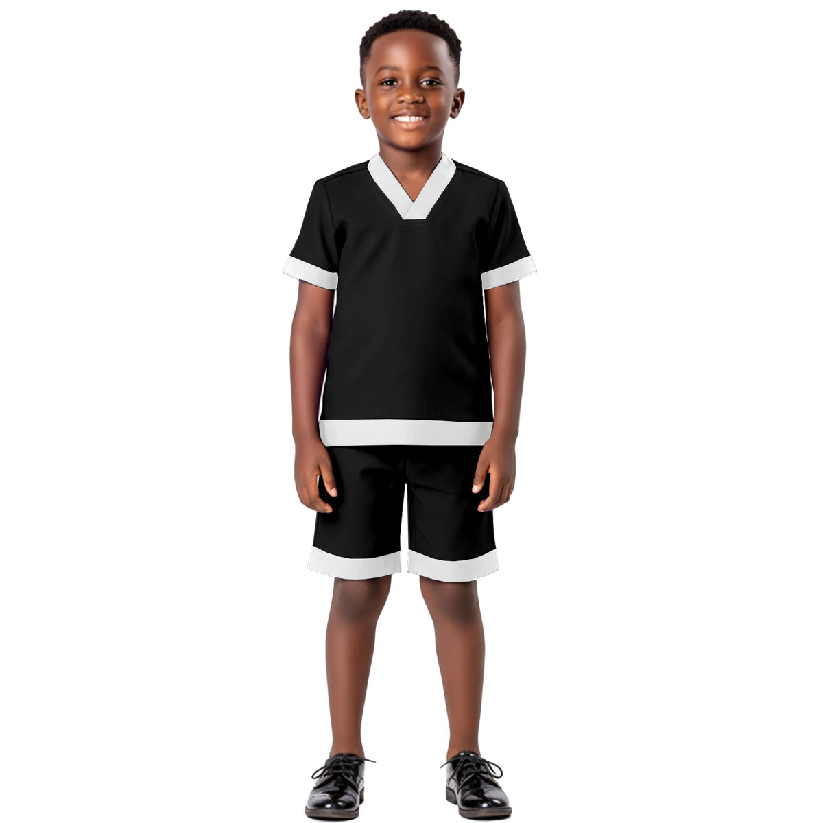 African Attire for Boy Ankara Outfits Nigerian Clothes Dashiki Kids Short Sleeve Shirt and Shorts
